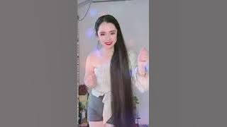 Long hair dancing girl