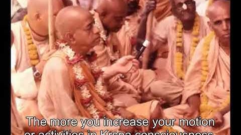 Prabhupada 0670 - When You Are Fixed Up In Krishna, There Is No More Material Motion