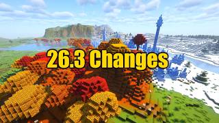 How Does 26.3 Change My Minecraft Forever World