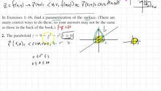 Math 2140 Section 16.5(1) Surfaces and Areas