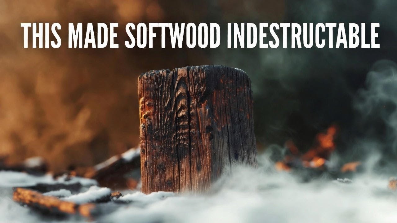 Забытый метод превращения мягкой древесины в камень.