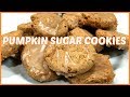 Pumpkin Sugar Cookies // Dairy, Egg, &amp; Oil Free // Vegan Recipe