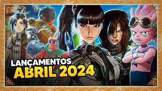 TOP 50 NOVOS JOGOS - LANÇAMENTOS DE ABRIL 2024 (Switch, PC, PS4, PS5, Xbox One, Series X)