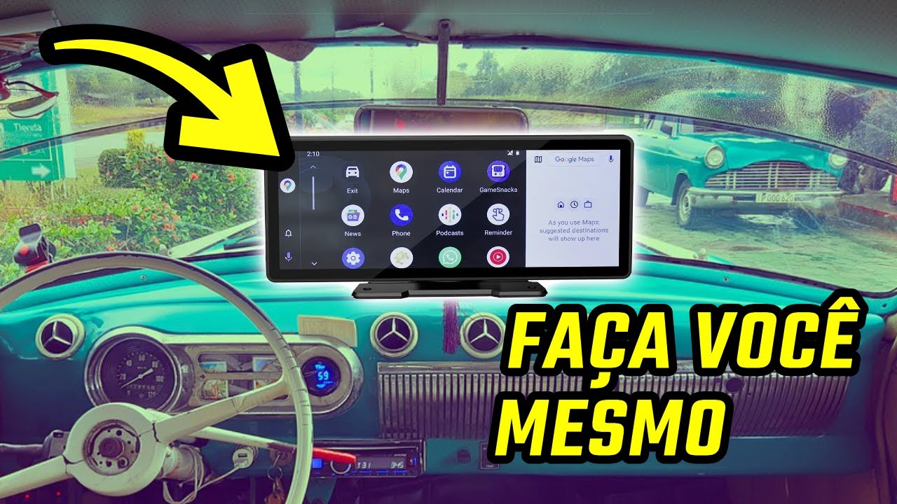 Coloquei Android Auto no meu carro de 11 anos - e foi ridículo de fácil