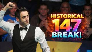 Ronnie Osullivan Makes Historic Second Maximum Break 147 In Same Match