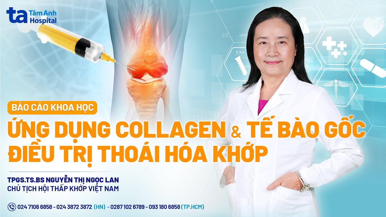 Ứng dụng Collagen & Tế bào gốc điều trị thoái hóa khớp| PGS.TS.BS Nguyễn Thị Ngọc Lan | CTCH Tâm Anh