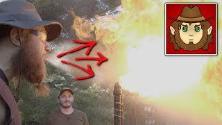 NightHawkInLight, Firebreathing Vs Vortex Cannon Collab