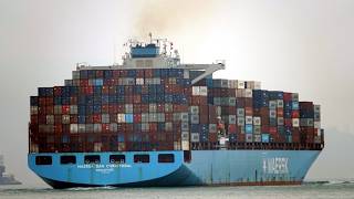 Container Ship《MAERSK SAN CHRISTOBAL》Crossing the Tsing Ma Bridge in HK 20260321_C0004 Update