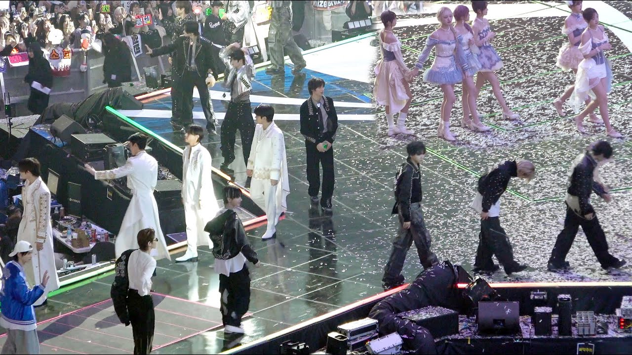 2024 MMA Ending 전체 아티스트 인사 직캠 /241130 멜론뮤직어워드