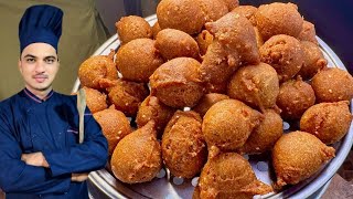 Gulgule Recipe - Sponge & Soft Gulgule ( Rainy Day Snacks ) | Chef M Afzal | screenshot 4