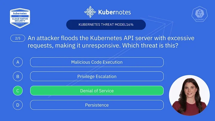 KCSA Exam Questions ✅ Kubernetes Threat Model