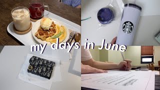 days in June | start to prepare IELTS again, Dior wallet
