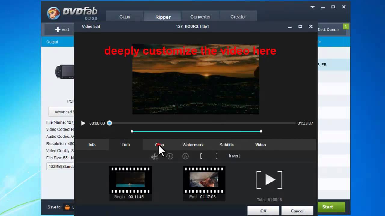 How to rip DVD to PSP with DVDFab DVD Ripper?