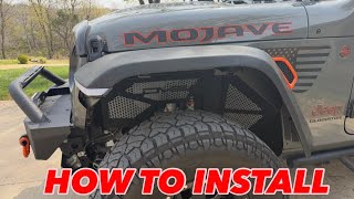 DV8 Front Inner Fender With Included Newer Brackets Install