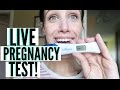 LIVE PREGNANCY TEST! 9DPO & LINE PROGRESSION