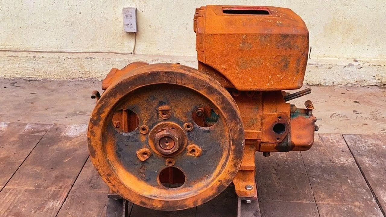 🛠️ Resurrecting the D8 Diesel Engine | From Rusty Junkyard Wreck to Peak Performance ⚡🚛