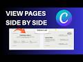 View Pages Side by Side | Canva Page View Guide