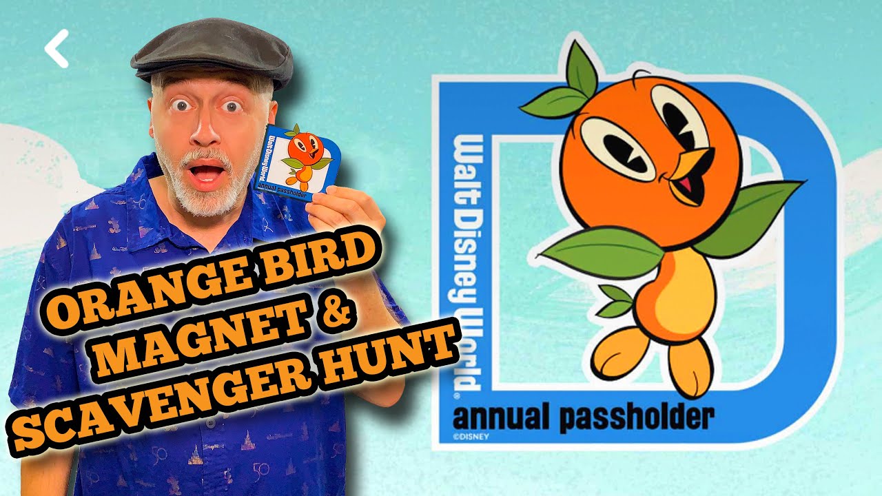 Disney Orange Bird | Bringing The Disney Passholder Magnet To Life - Available For A Limited Time