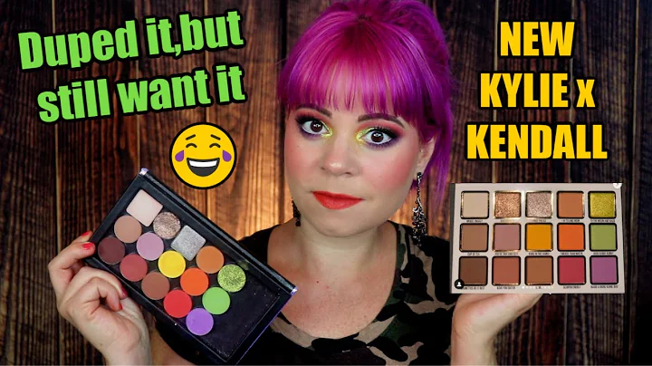 I duped the new Kylie x Kendall palette so I dont ...