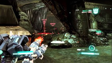 Transformers: Fall of Cybertron Multiplayer Gameplay Conquest Commentary