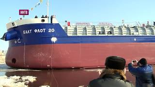 Пятый танкер-химовоз серии «RTS 27 M» сегодня спустили на воду на заводе «Красное Сормово»