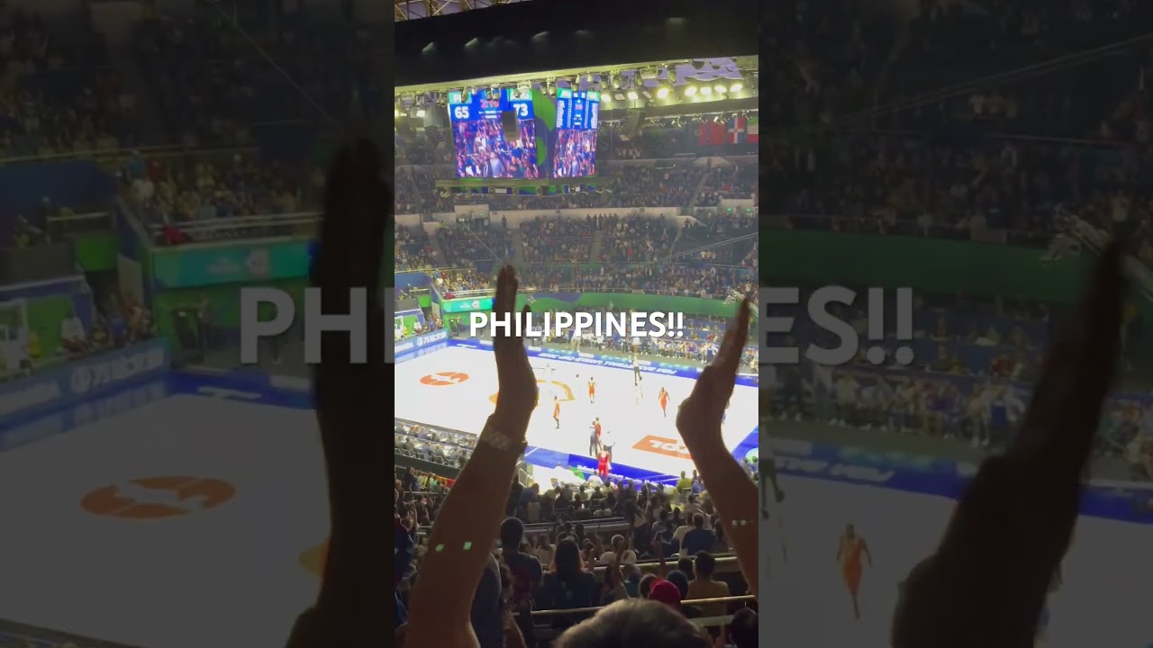 ワールドカップ🏀開催国で大盛り上がり🔥#philippines #jordanclarkson #fibabasketballworldcup #worldcup