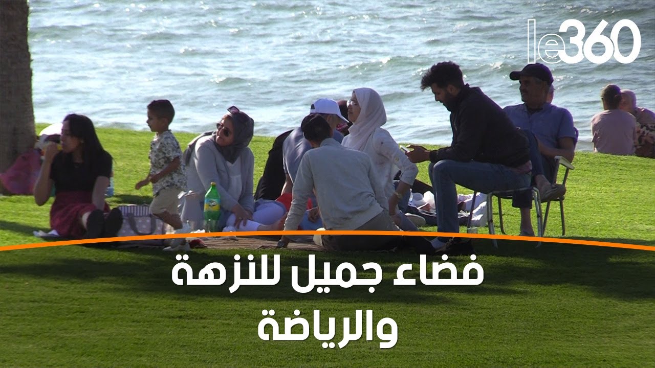 تعرفوا كيف كورنيش يعقوب المنصور بالرباط يعرف إقبالا في هذه الأيام الحارة