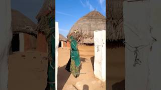 गाँव की सुबह और सादा जीवन 🥰 #villagelife #motivation #thar #desert #food #home #life #reels #shorts