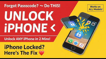 How To Unlock iPhone If You Forgot Passcode (2025) | Unlock Any iPhone Fast & Easy