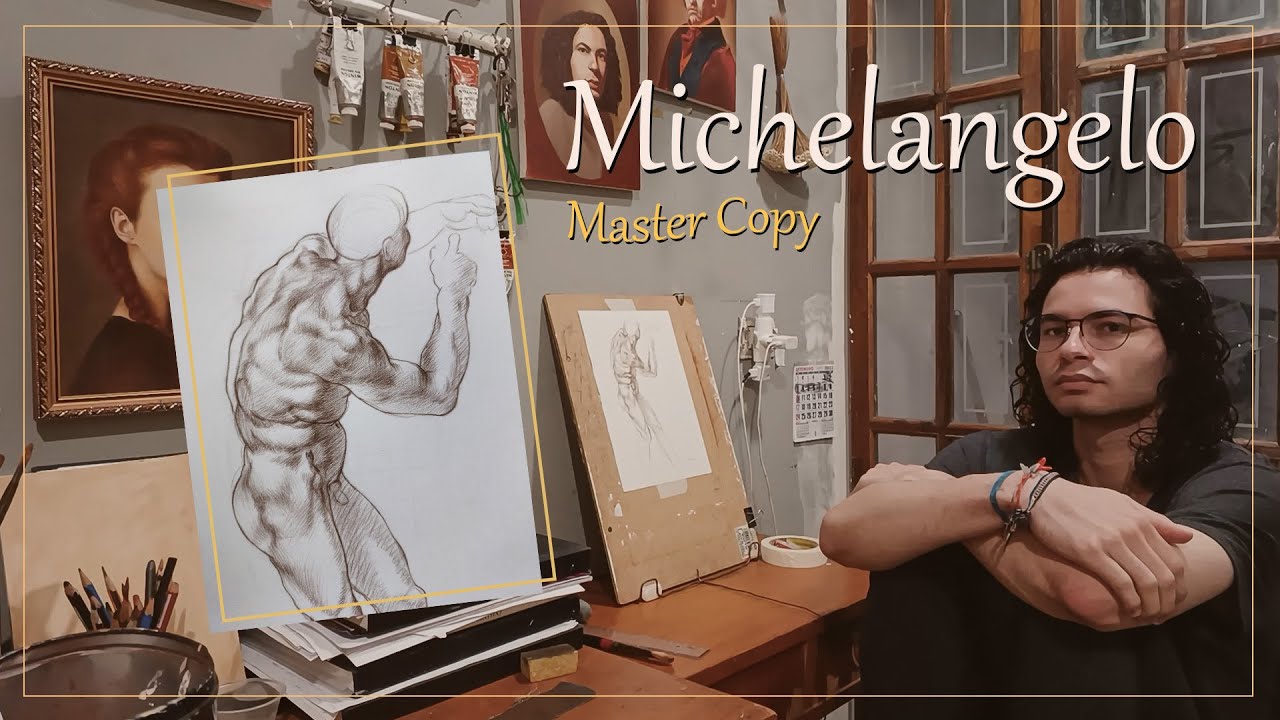 Como Eu Desenho um Corpo - Cópia Mestra do Desenho de Michelangelo | Desenhe Comigo | Welbrosi