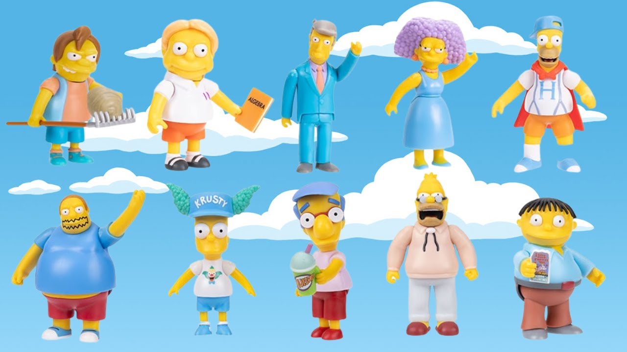Коллекция Jakks Pacific по мотивам мультфильма «Симпсоны», 2026 год.