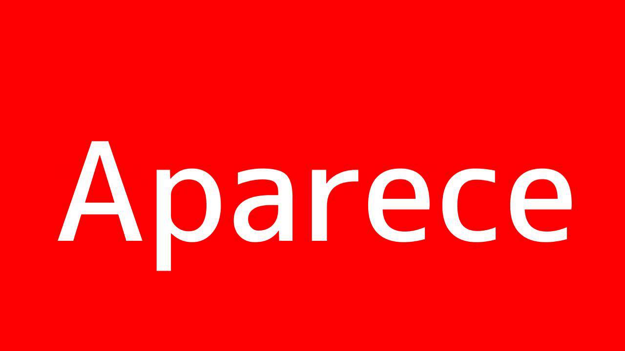 How to say Appears in Spanish - YouTube