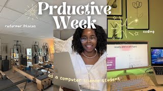 Compsci Diaries ᯓ Coding, 6Am Mornings,Productive Week, Future Females In Tech