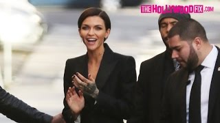 Ruby Rose Stops By Jimmy Kimmel Live! Studios In Hollywood 1.20.17 - TheHollywoodFix.com
