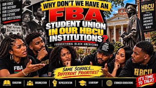 “WHY DON’T HBCUs HAVE FBA STUDENT UNIONS” — BLACK AMERICANS ASK 👀🔥