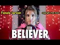 Believer female version  copyright free music  kms troll