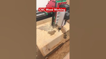 Watch my CNC Router transform a raw piece of wood into a masterpiece! 🌿🪵 #cnc #Woodworking #DIY