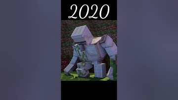 Minecraft Iron golem evolution 😍 #minecraft #shorts #herobrine