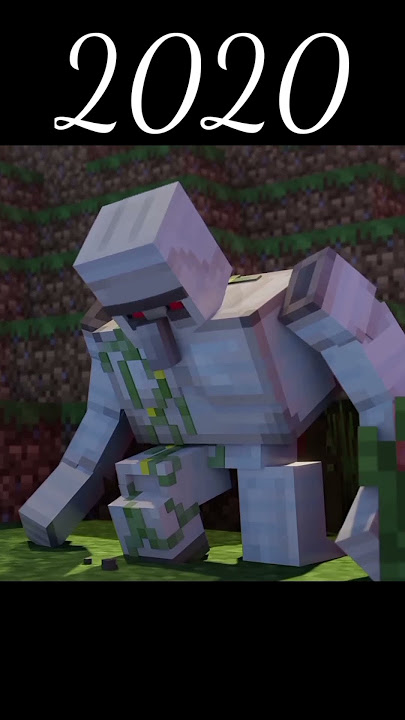 Minecraft Iron golem evolution 😍 #minecraft #shorts #herobrine