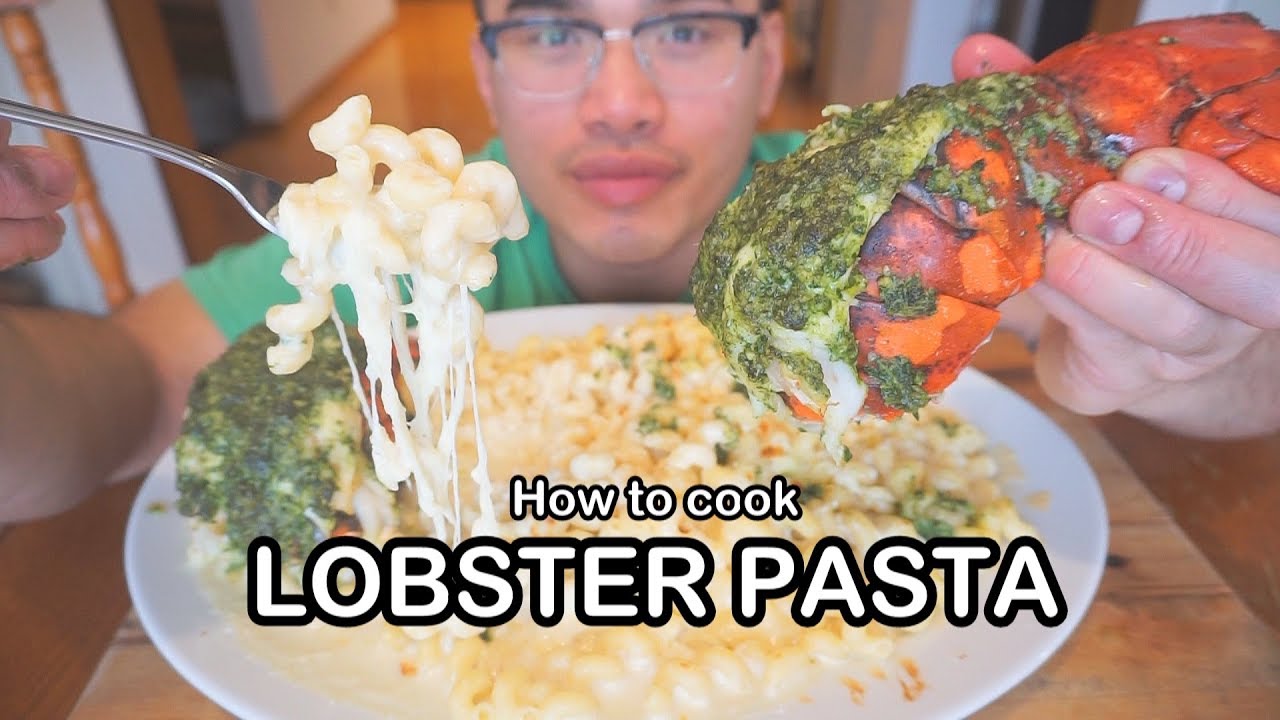 How to cook LOBSTER PASTA YouTube