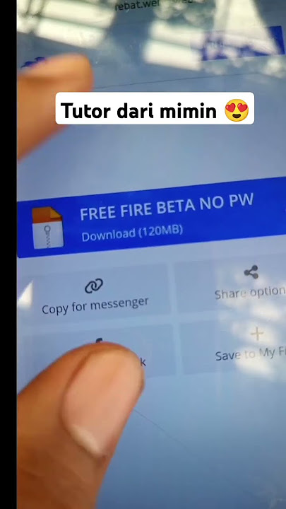 update new apk ff beta dari Mimin😍 #freeefirenewevent #freefire #garenafreefire