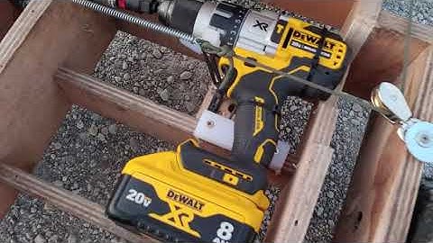 Seths Drill Kart with the new Dewalt DCD998