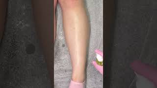 Our Ital Orchid Wax on this leg service