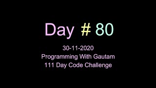Sending Data from Views to Html in Django Project | 111 Day code Challenge | Programming with Gautam