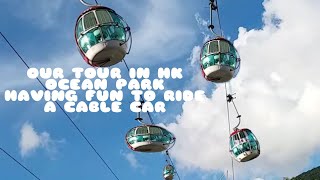 TOUR VLOG # 3 WE TAKE A CABLE CAR TO BRING US  IN OUR DESTINATION