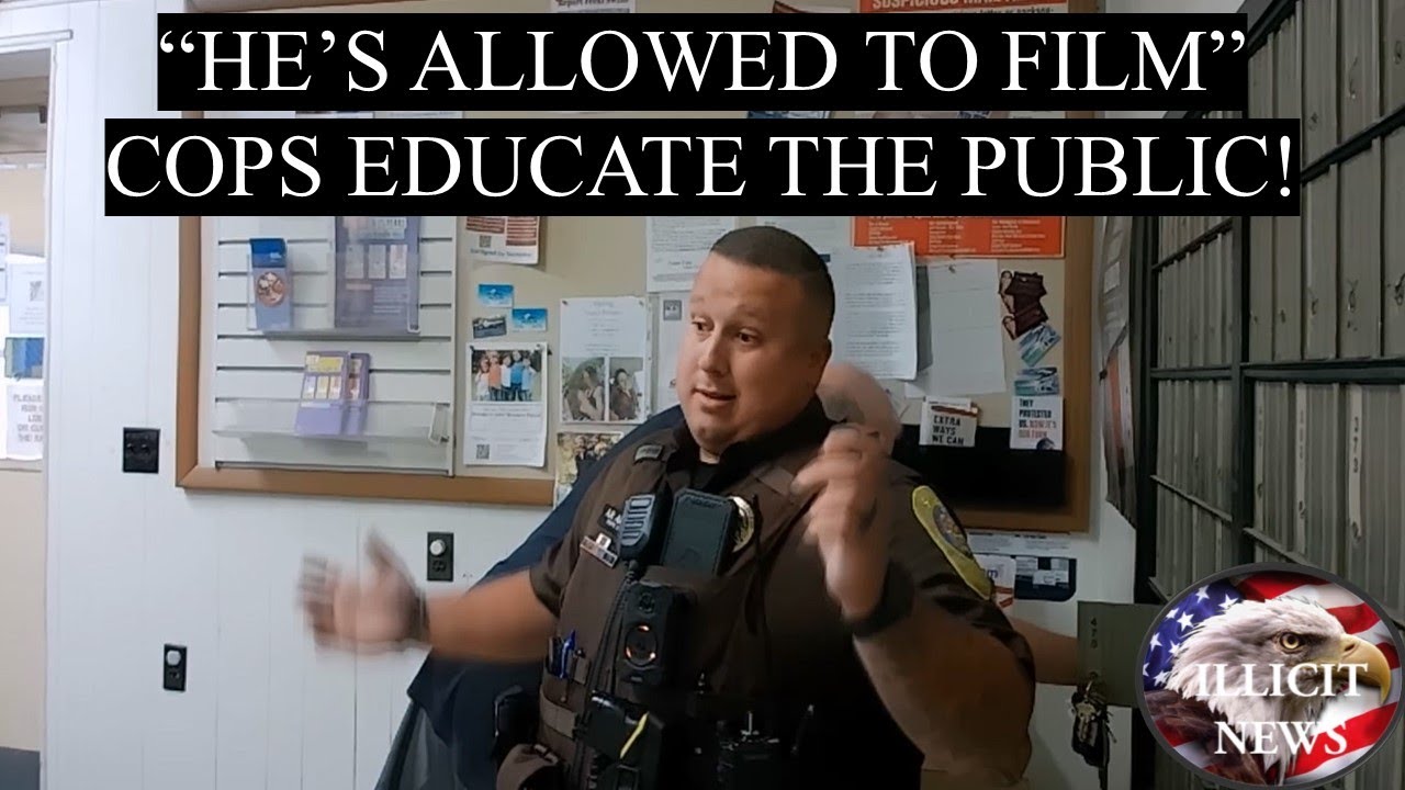 HE'S ALLOWED TO FILM - Cops Educate the Public on our RIGHTS