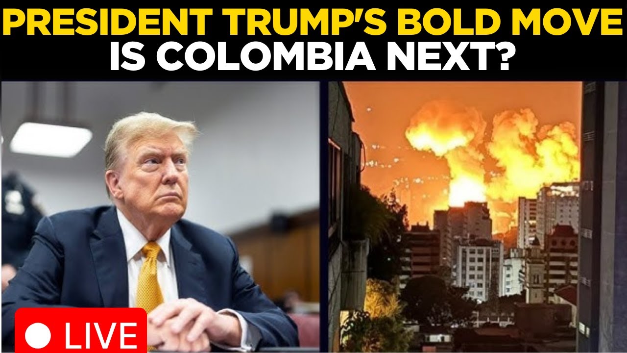 TRUMP WHITE HOUSE ADDRESS LIVE | Fears Grow For Colombia, Greenland After Venezuela Op | World News