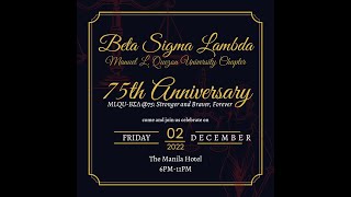 Beta Sigma Lambda 75th Anniversary Teaser - MLQU Chapter