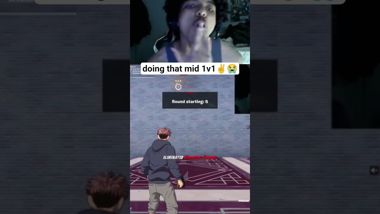 doing that mid 1v1 is crazy✌️😭