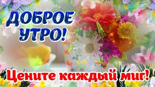 Доброе Утро! 🪷 Цените Каждую Минуту Нового Дня! 🙏✨️ Красивые Пожелания Для Вас 🌺